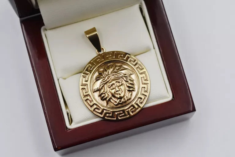 ZŁOTA ZAWIESZKA MEDUZA [333] 4,03G 4CM / 3CM