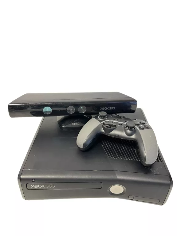 KONSOLA XBOX360 SLIM 250GB + KINECT + PAD