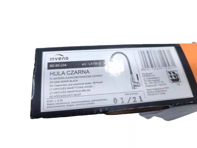 BATERIA KUCHENNA STOJĄCA INVENA HULA SREBRNY BZ-85-L04 ART.: L4199-2