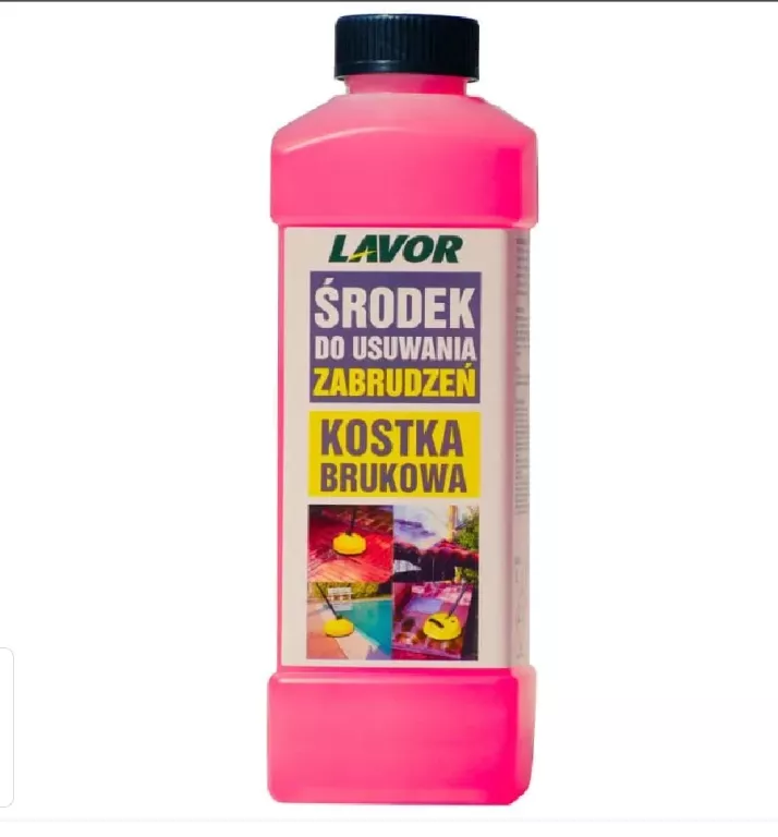 LAVOR ŚRODEK DO USUWANIA ZABRUDZEŃ Z KOSTKI BRUKOWEJ, KAMIENIA, ELEWACJI -