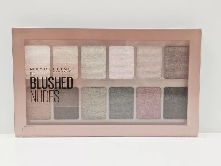 MAYBELLINE THE BLUSHED NUDES PALETA CIENI DO POWIEK 12 KOLORÓW