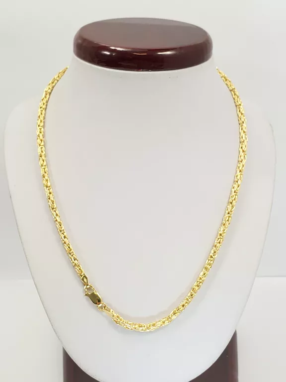 ZŁOTY ŁAŃCUSZEK SPLOT KRÓLEWSKI DMUCHANY 13,5 G 55 CM 585