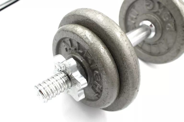 PLATINUM FITNESS HANTLE ŻELIWNE REGULOWANE 2X10KG ZESTAW HANTLI 20 KG