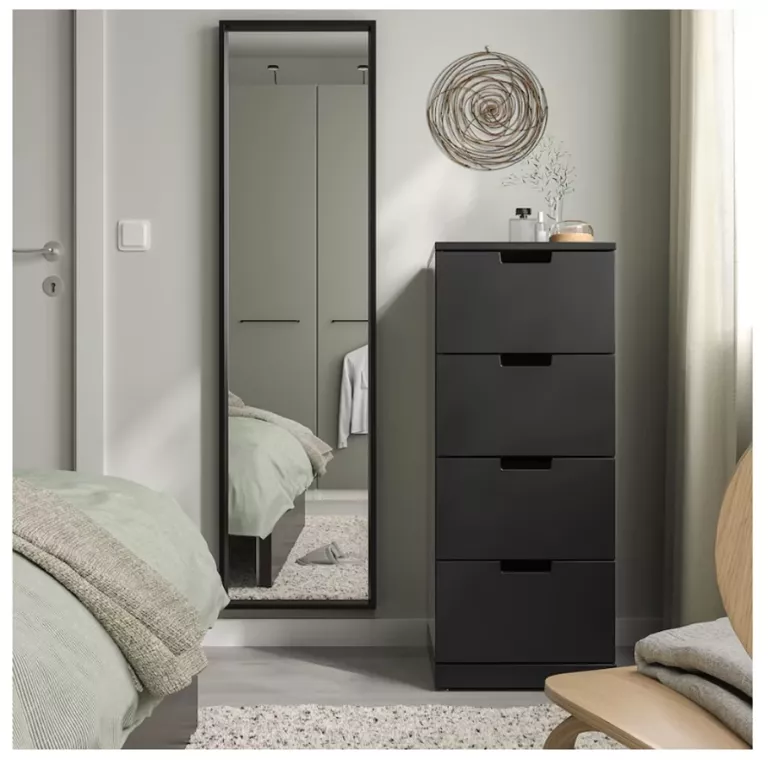 ikea-nissedal-lustro-czarny-40x150-cm-stan-11323-238058