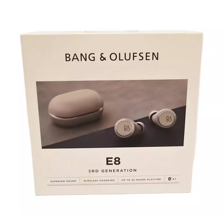 SŁUCHAWKI BANG & OLUFSEN BEOPLAY E8 3RD GEN + KOMPLET