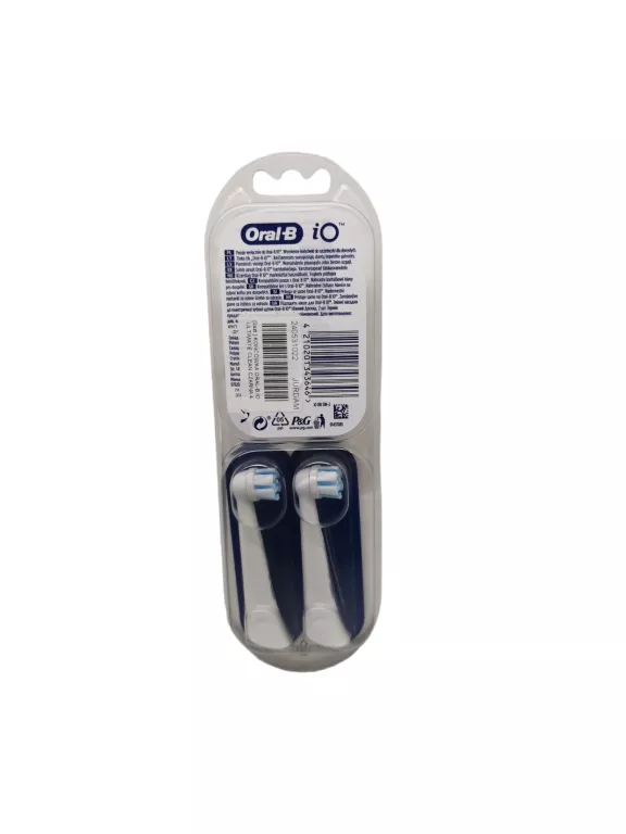 KOŃCÓWKA ORAL-B IO ULTIMATE CLEAN CZARNA 4 SZTUKI