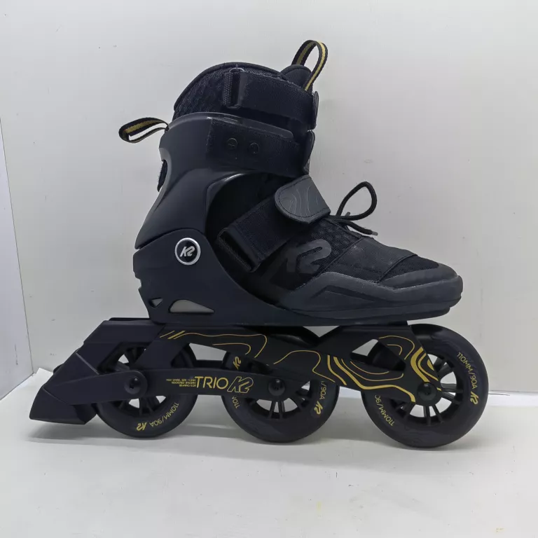 ROLKI ŁYŻWOROLKI FITNESS K2 TRIO 110 R. 39,5 BLACK PUDEŁKO