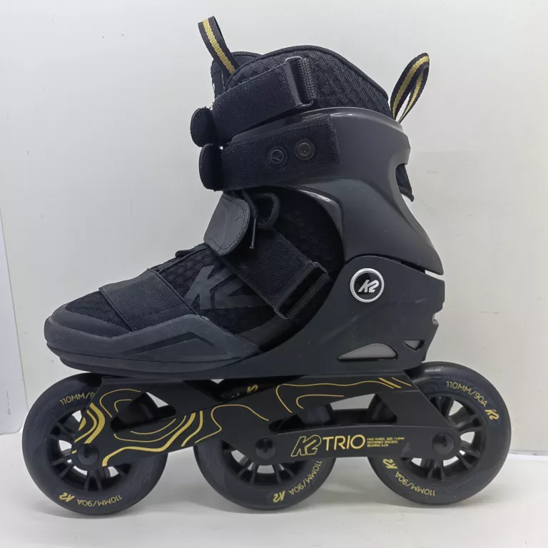 ROLKI ŁYŻWOROLKI FITNESS K2 TRIO 110 R. 39,5 BLACK PUDEŁKO