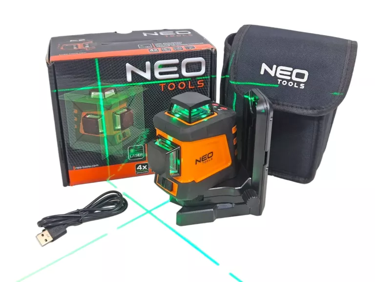 LASER KRZYŻOWY NEO TOOLS 75-108 20M ZIELONY
