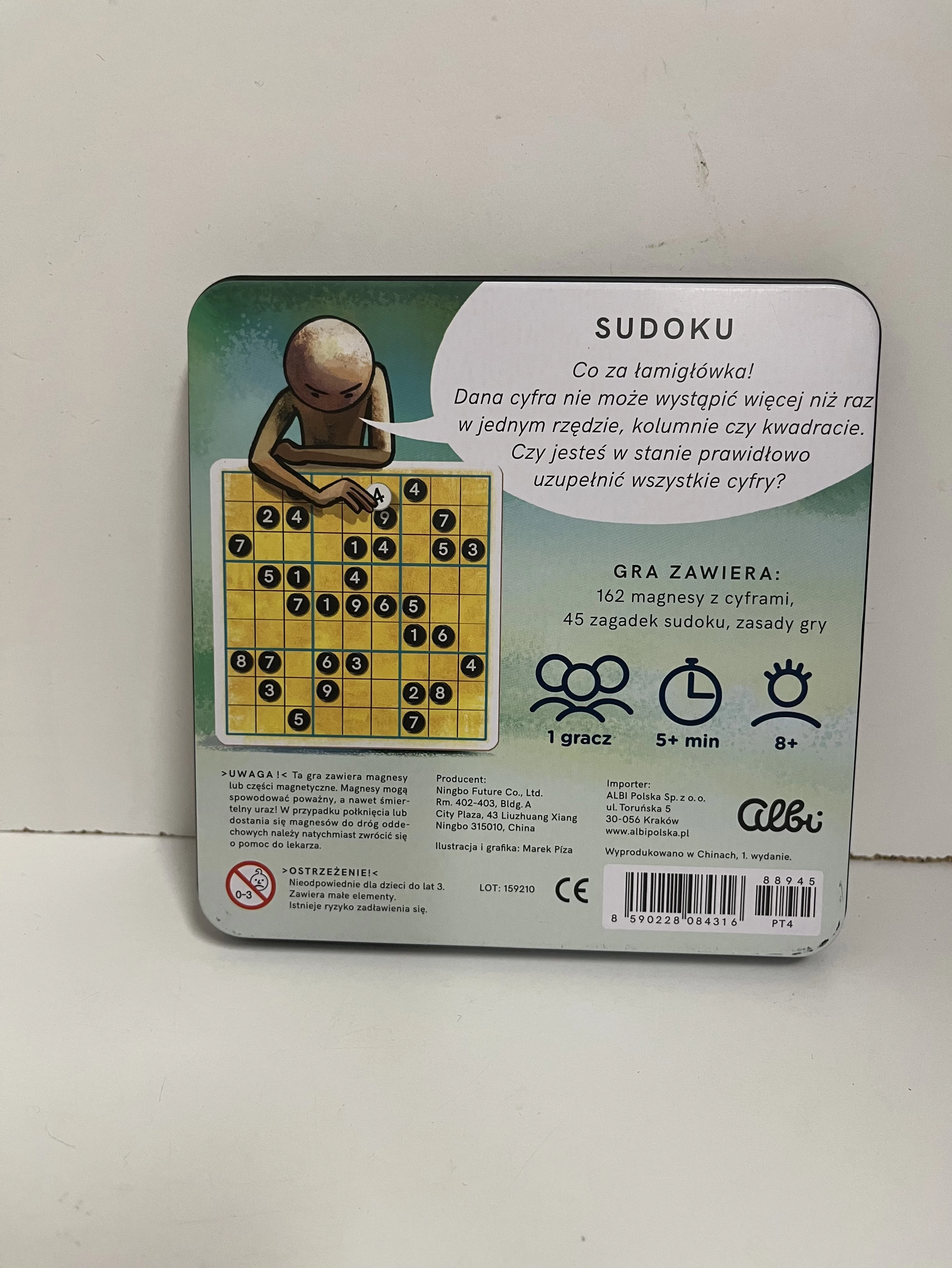 albi-sudoku-gra-magnetyczna-na-podroz-stan-uzywany