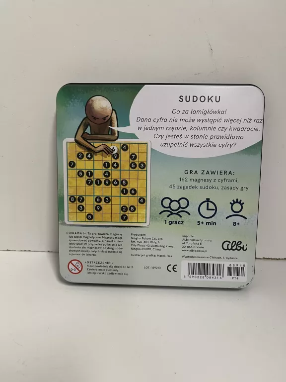 albi-sudoku-gra-magnetyczna-na-podroz-stan-uzywany