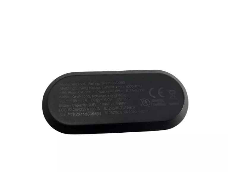 SŁUCHAWKI BEZPRZEWODOWE PHILIPS TAT5505 Z ETUI CZARNE DOKANAŁOWE