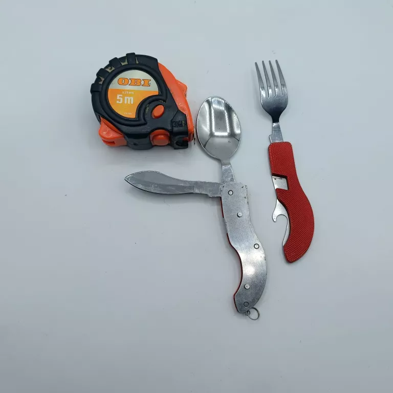MULTITOOL SZTUĆCE + MIARA 5M OBI