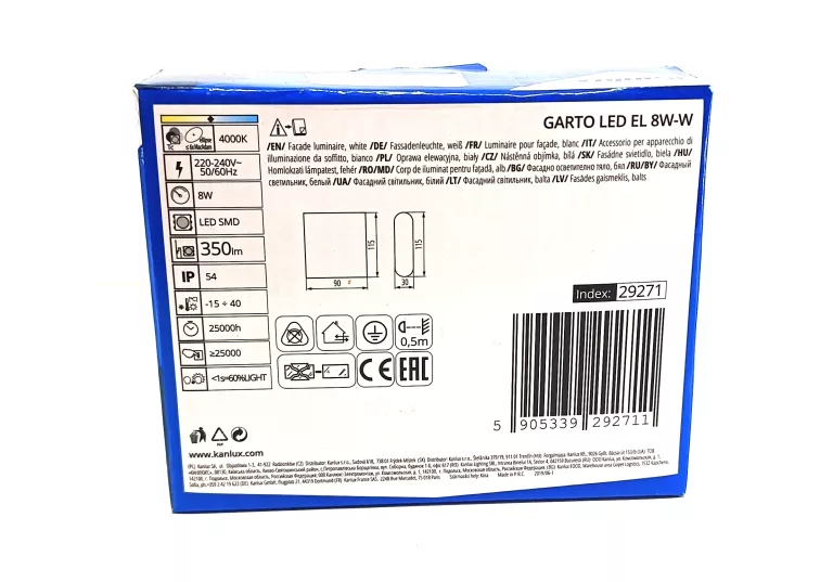 OPRAWA ELEWACYJNA KANLUX GARTO LED EL8W-W