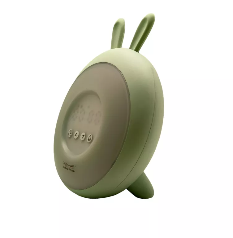 LAMPKA NOCNA Z BUDZIKIEM DLA DZIECI RABBIT&FRIENDS