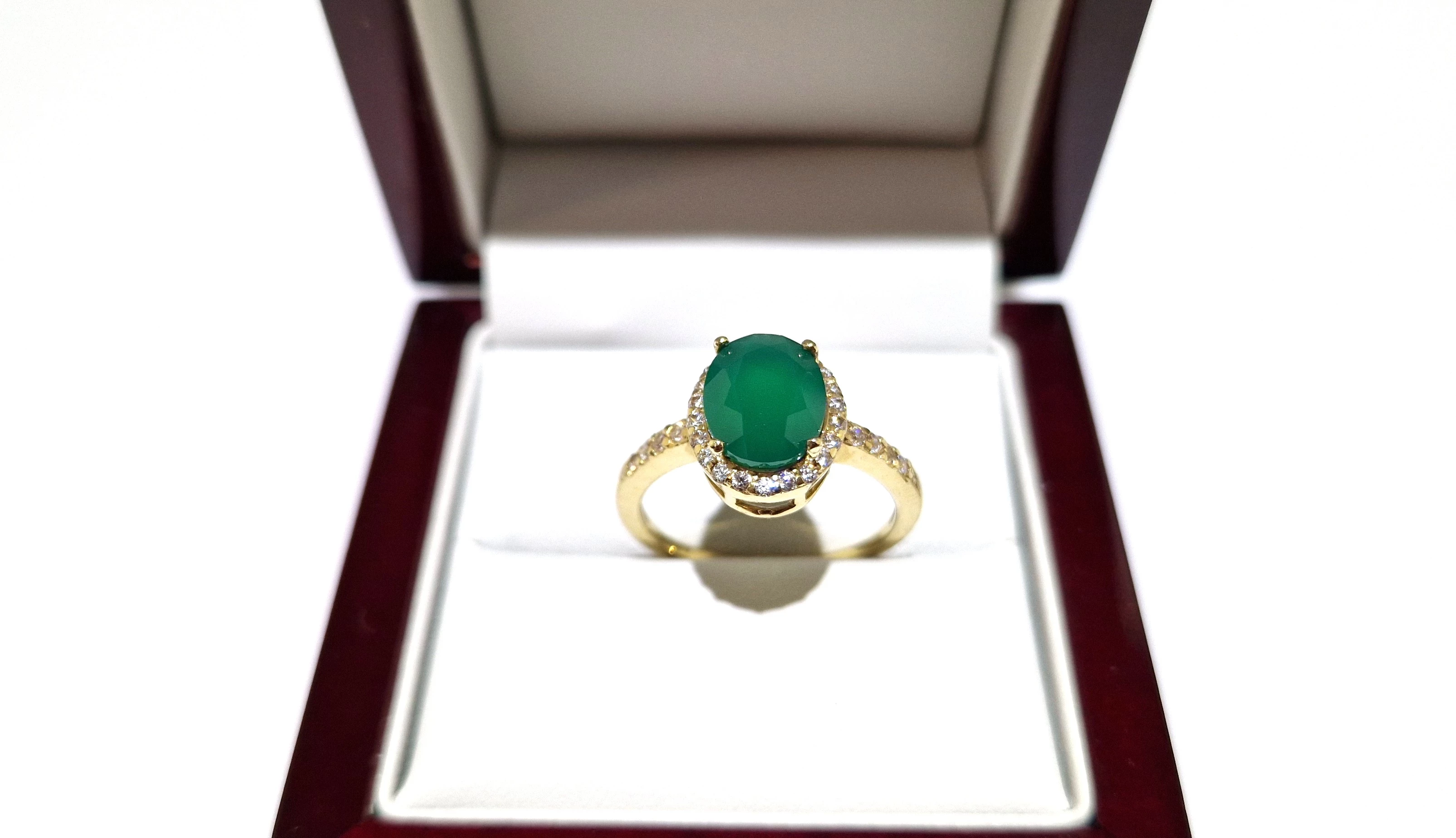 zloty-pierscionek-z-zielonym-agatem-pr585-41g-r19-certyfikat-warszawska-162-lomianki