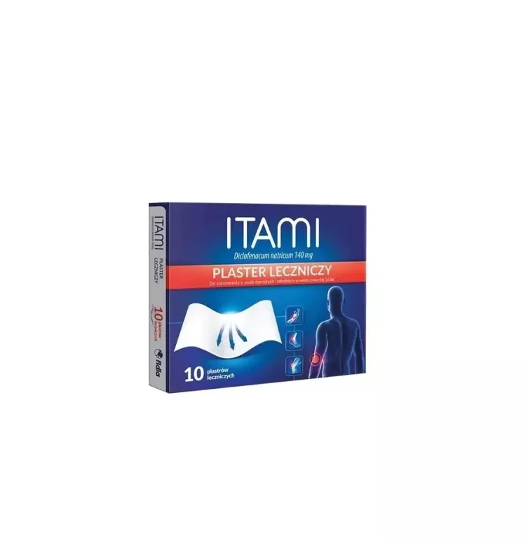 ITAMI PLASTRY LECZNICZNE NA BÓL 10 PLASTRÓW 140MG