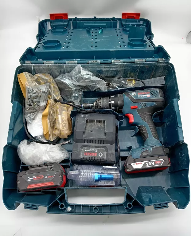 WKRĘTARKA Z UDAREM GSB 18V-EC BOSCH 2X4,0AH