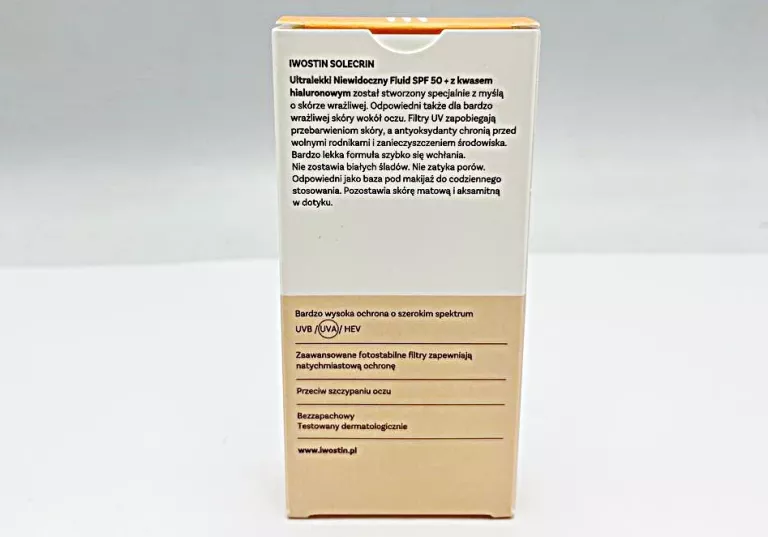 IWOSTIN SOLECRIN ULTRA LEKKI FLUID SPF 50+ 40 ML