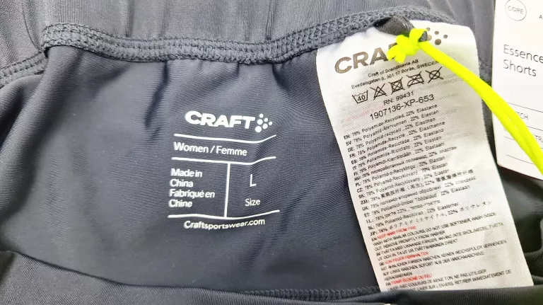 SPODENKI ROWEROWE CRAFT L CZARNY