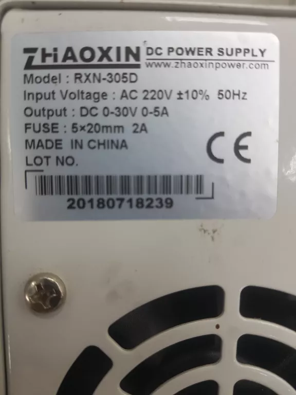 ZASILACZ LAB. ZHAOXIN RXN-305D 150W 0-5A 0-30V