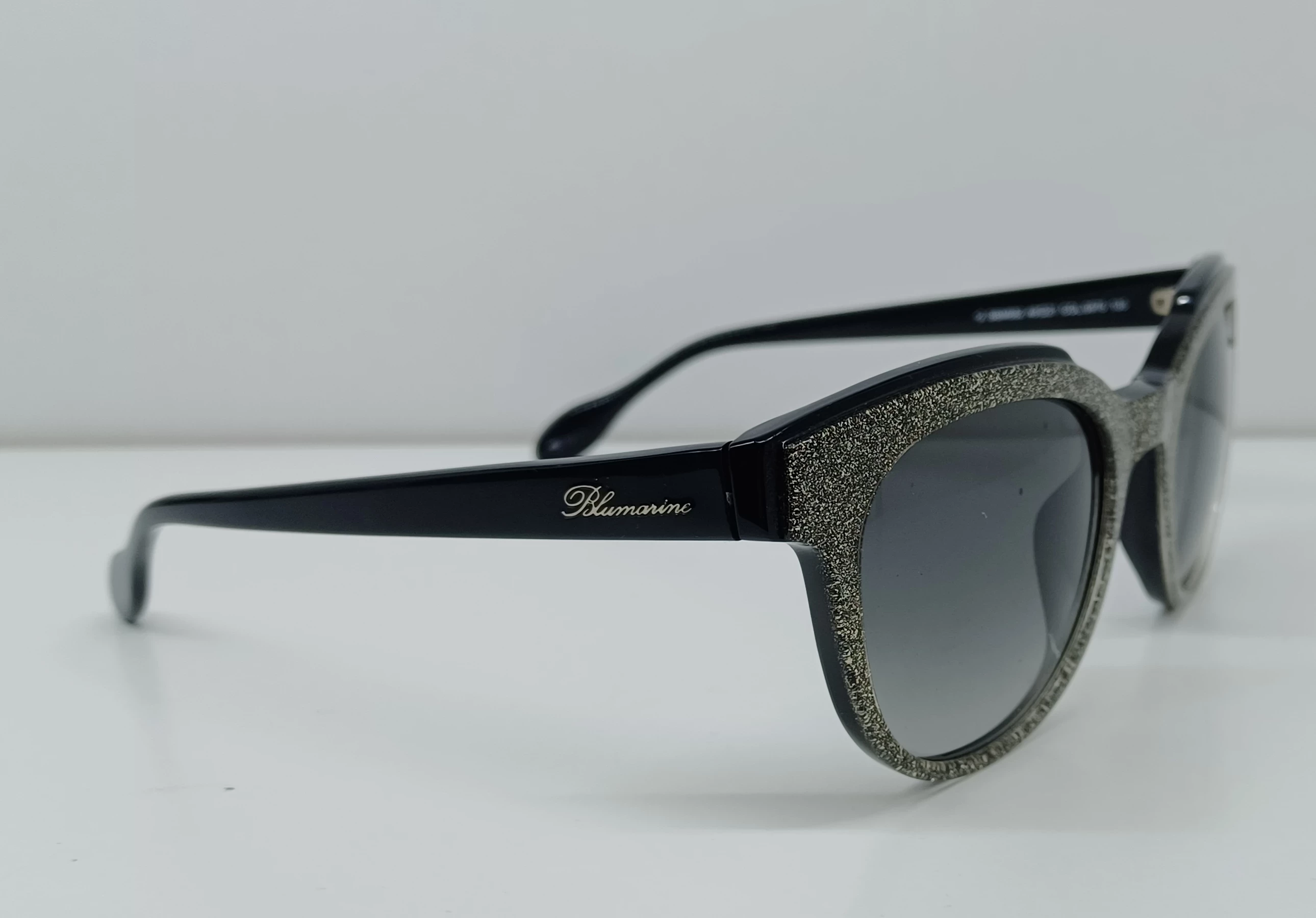 okulary-blumarine-sbm682-czarne-brokatowe-stan-11323-2