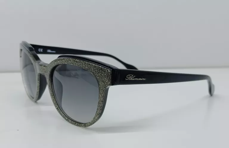 OKULARY BLUMARINE SBM682 CZARNE - BROKATOWE