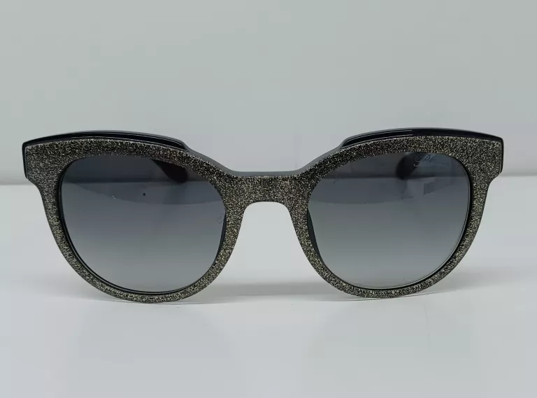 OKULARY BLUMARINE SBM682 CZARNE - BROKATOWE