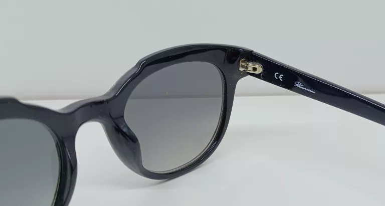 OKULARY BLUMARINE SBM682 CZARNE - BROKATOWE