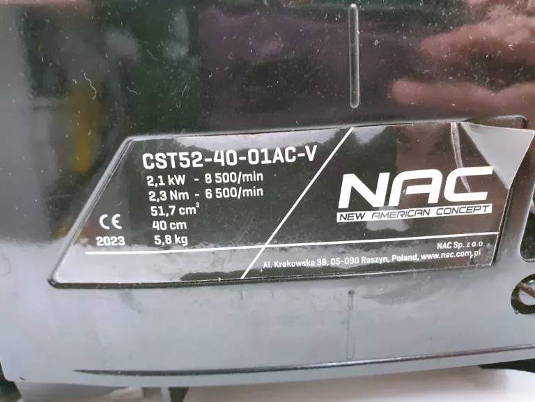 PIŁA ŁAŃCUCHOWA SPALINOWA NAC CST52-40-01AC-V