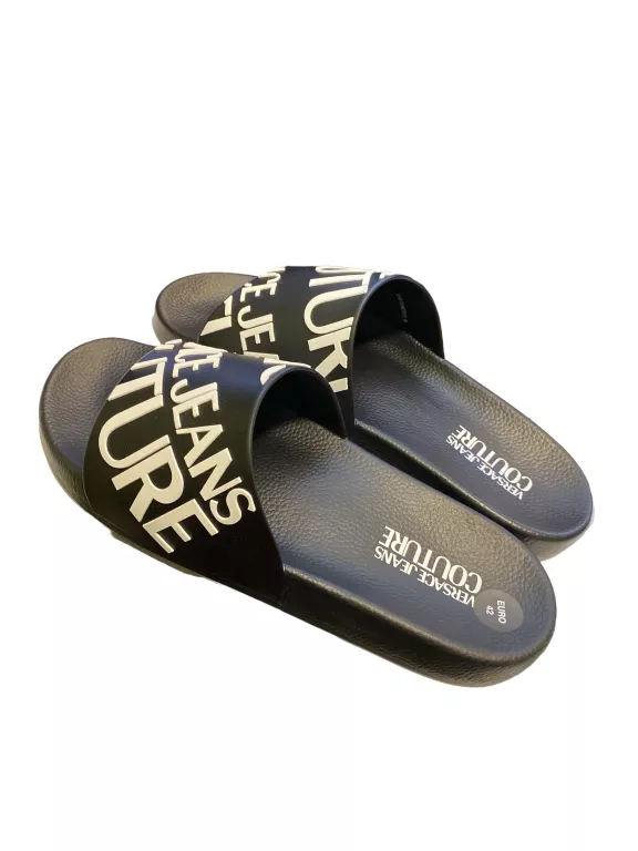 KLAPKI VERSACE JEANS COUTURE CZARNE R42