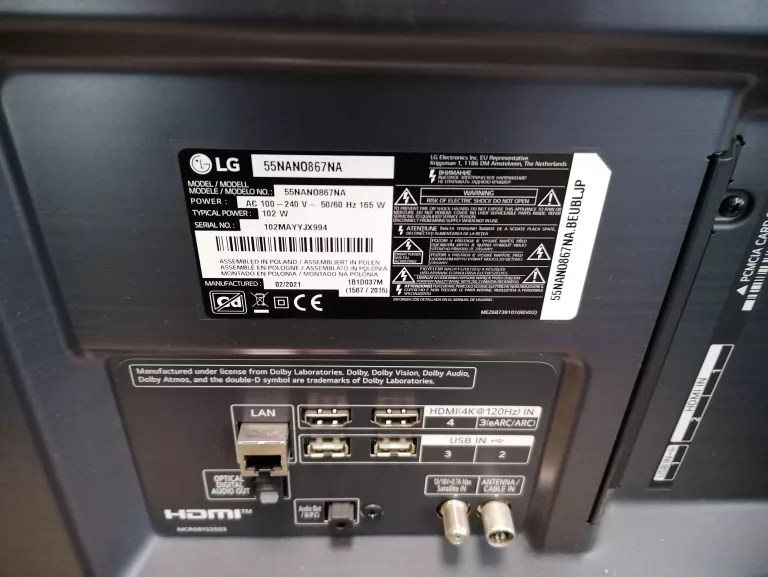 TELEWIZOR LG 55NAN0867NA