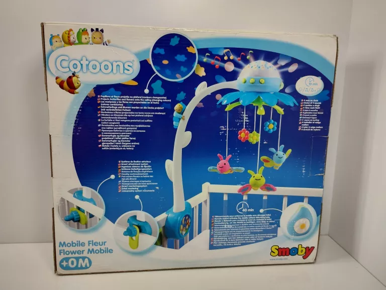 SMOBY COTOONS LAMPKA KARUZELA NAD ŁÓŻECZKO NIEBIESKA
