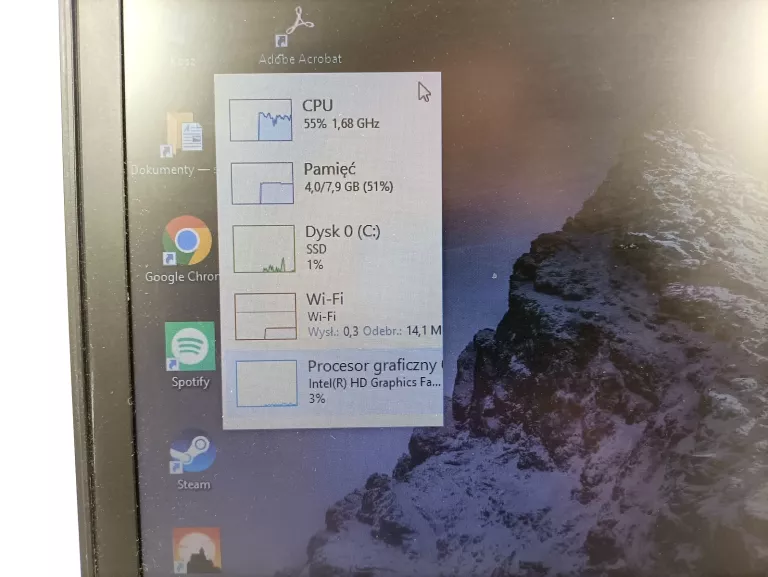 LAPTOP HP ELITEBOOK 840 G2/I5-4210U/8GBRAM + ZASILACZ