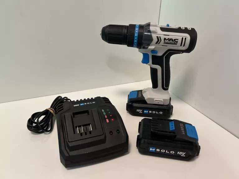 WKRĘTARKA MACALLISTER MCD18 LI-2 18V 2 AKUMULATORY ŁADOWARKA