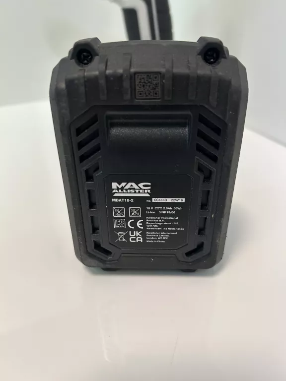WKRĘTARKA MACALLISTER MCD18 LI-2 18V 2 AKUMULATORY ŁADOWARKA