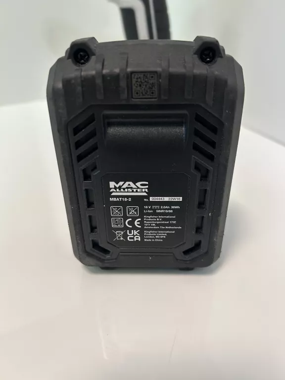 WKRĘTARKA MACALLISTER MCD18 LI-2 18V 2 AKUMULATORY ŁADOWARKA