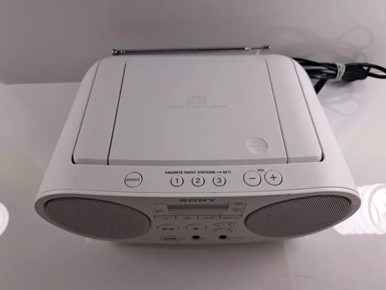 RADIO SONY ZS-PS50 CD MP3 USB BIAŁE