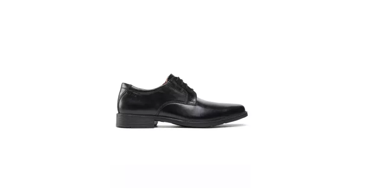 CLARKS COLLECTION TILDEN PLAIN 42 1/2 BLACK LEATHER