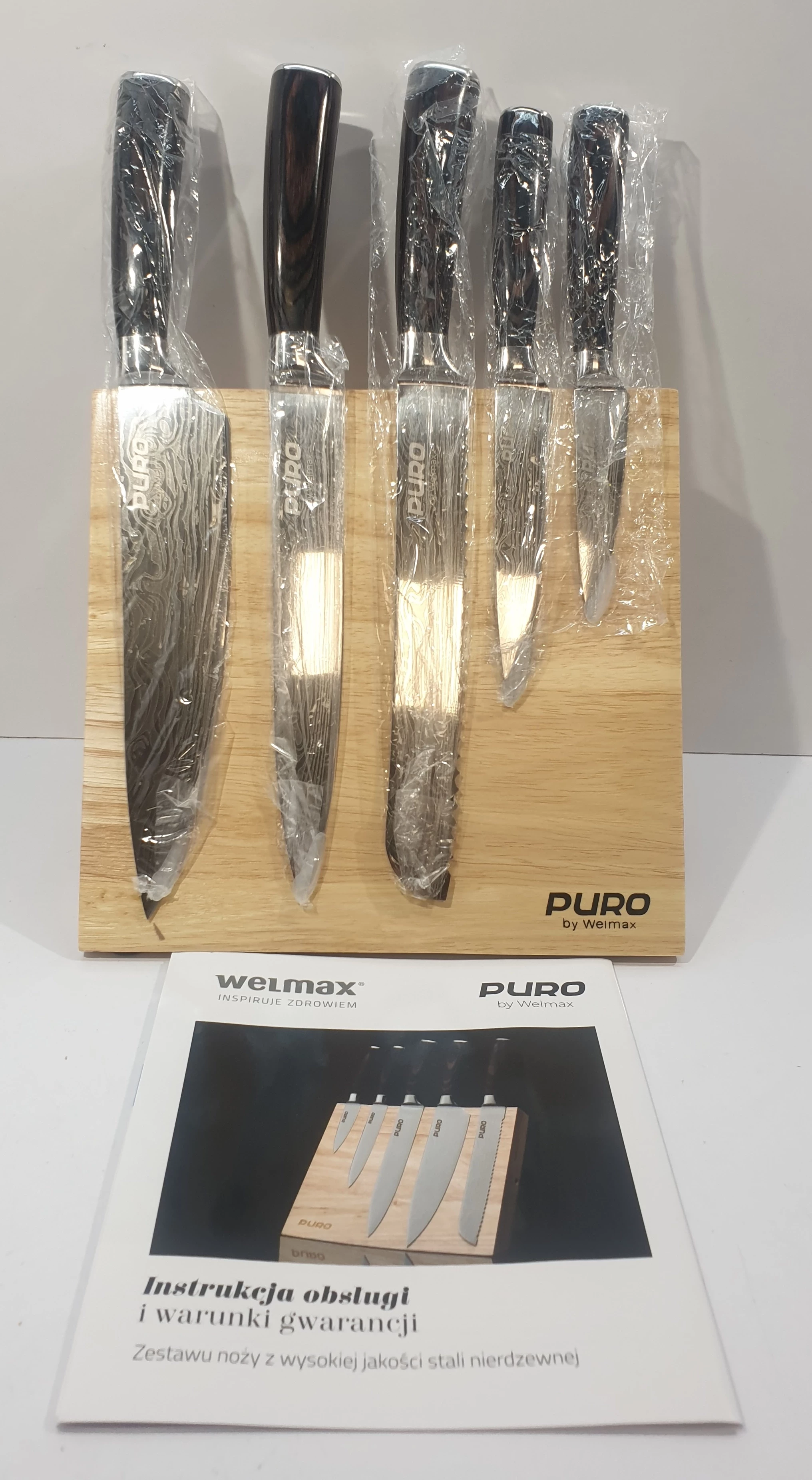 noze-stalowe-welmax-komplet-5-nozy-linia-puro