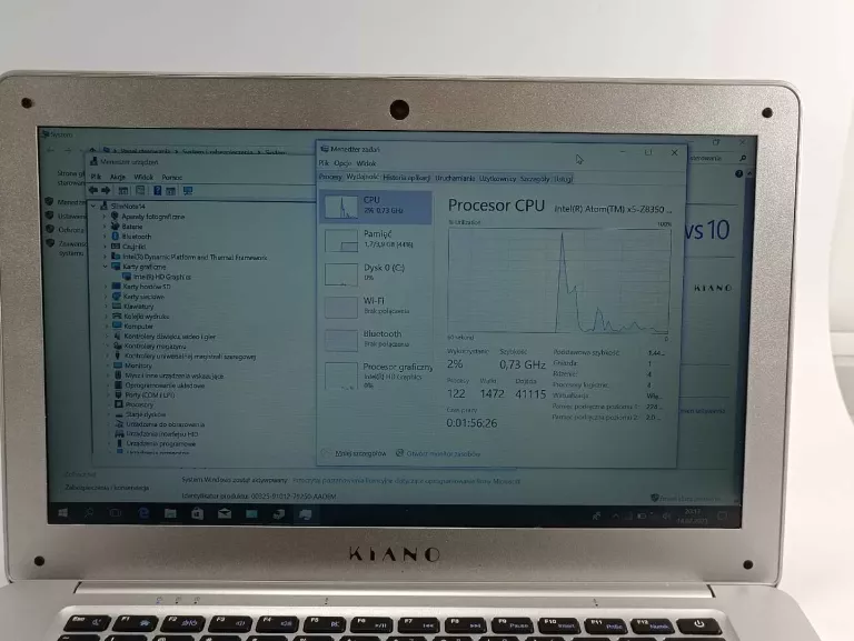 LAPTOP KIANO SLIMNOTE 14.1 14,1 " INTEL ATOM 4 GB / 32 GB