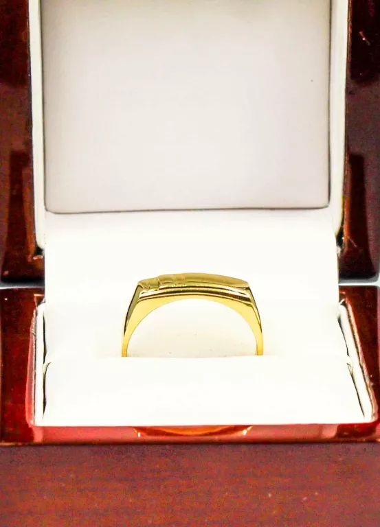 PIĘKNY ZŁOTY PIERŚCIONEK P.585 W.3,57G R.20