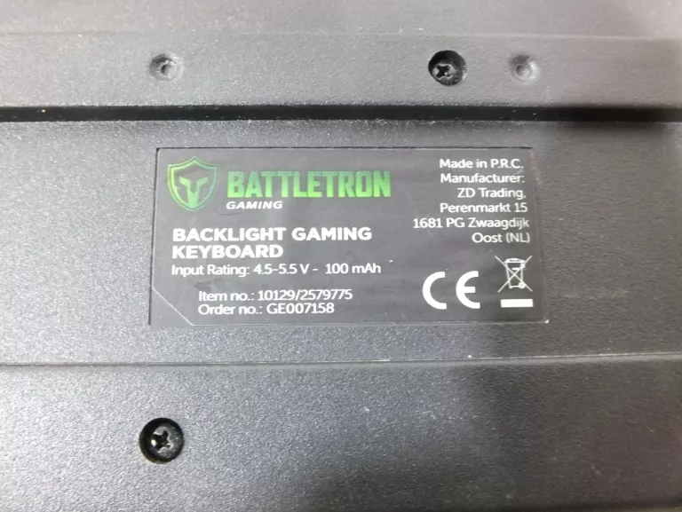 KLAWIATURA BATTLETRON 10129/2579775