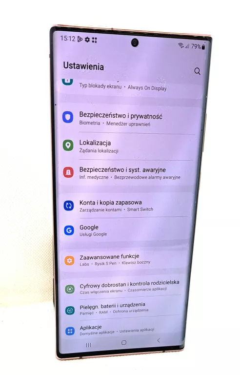 SMARTFON SAMSUNG GALAXY NOTE 20 ULTRA 5G 256 GB BRĄZOWY