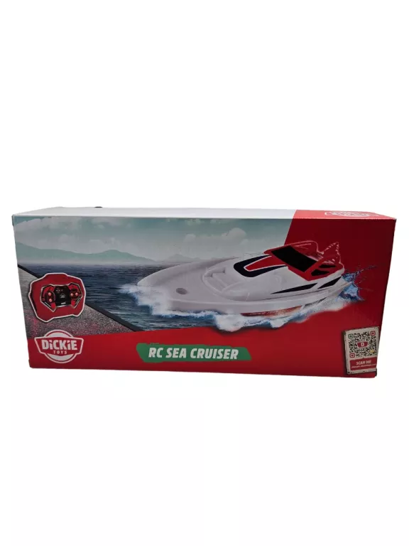 ŁÓDKA ZDALNIE STEROWANA ŁÓDŹ PŁYWAJĄCA JACHT CRUISER 34 CM DICKIE TOYS
