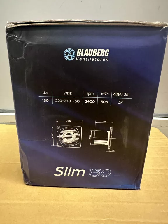 WENTYLATOR BLAUBERG SLIM 150 S