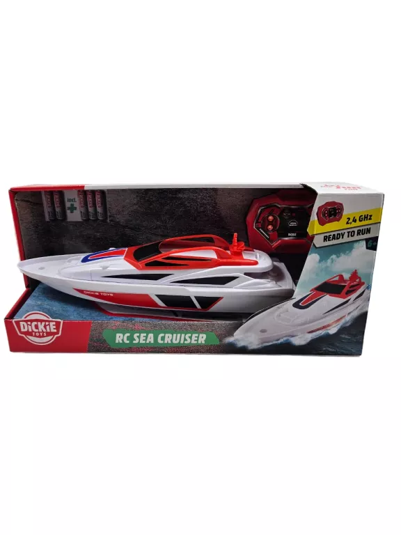 ŁÓDKA ZDALNIE STEROWANA ŁÓDŹ PŁYWAJĄCA JACHT CRUISER 34 CM DICKIE TOYS