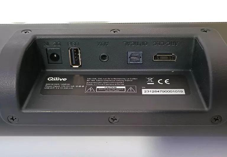 SOUNDBAR QILVEQ.1104 KARTON