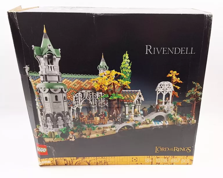 LEGO 10316 ICONS WŁADCA PIERŚCIENI ZAMEK RIVENDELL/USZKODZONE OPAKOWANIE