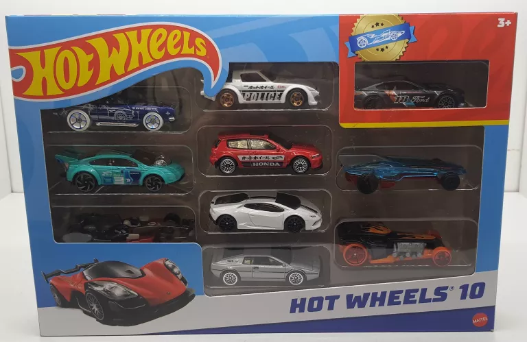 AUTKA RESORAKI HOT WHEELS - 10-PAK